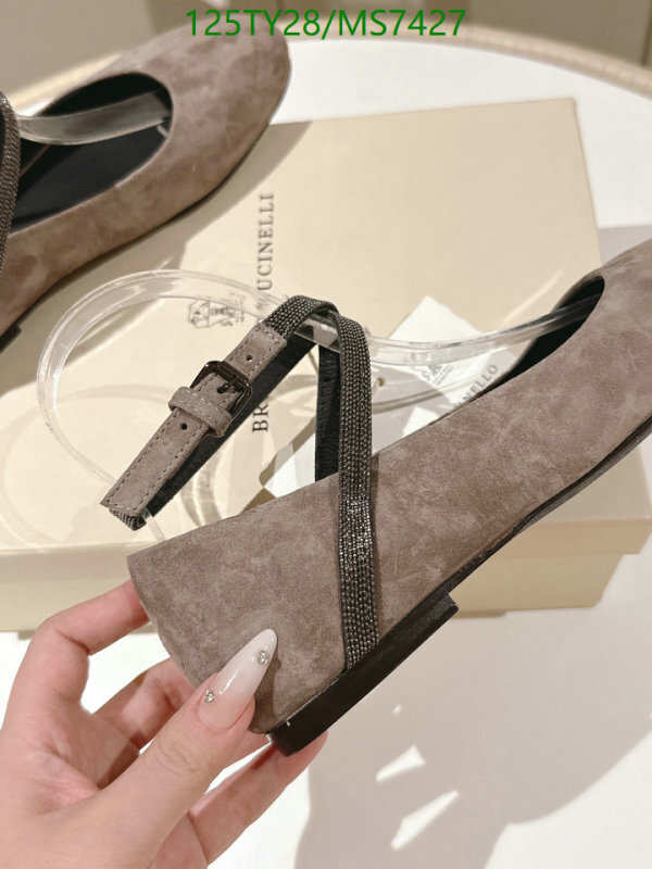 Brunello Cucinelli-Women Shoes Code: MS7427 $: 125USD