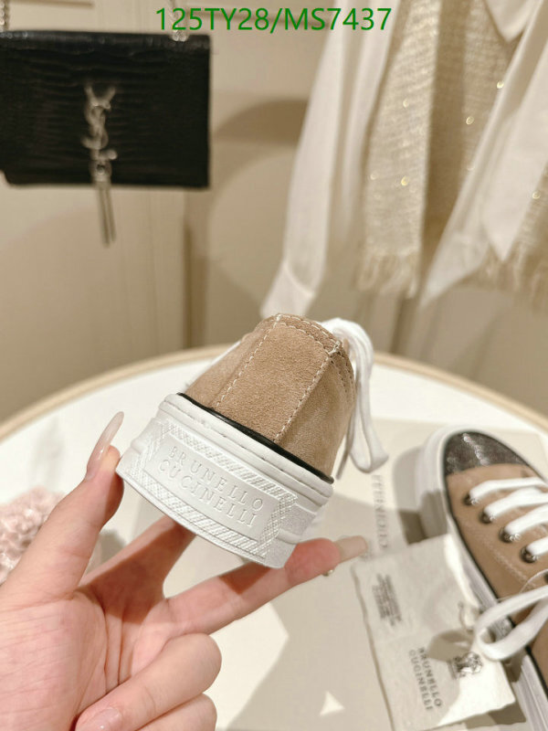 Brunello Cucinelli-Women Shoes Code: MS7437 $: 125USD
