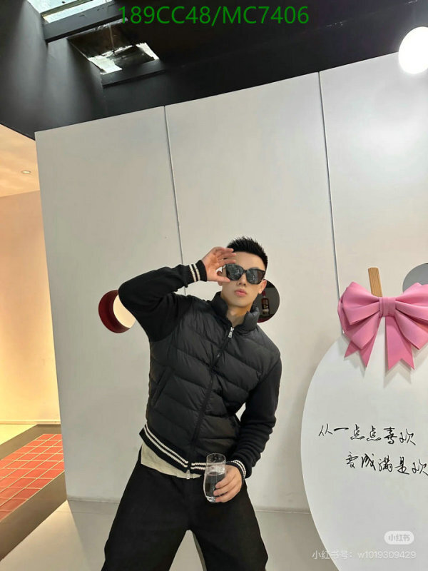 Moncler-Down jacket Men Code: MC7406 $: 189USD
