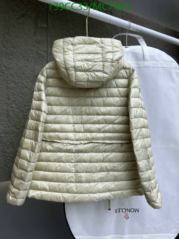 Moncler-Down jacket Women Code: MC7863 $: 139USD
