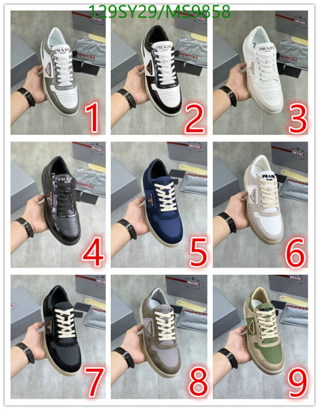 Prada-Men shoes Code: MS9858 $: 129USD