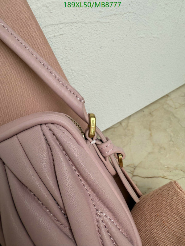 Miu Miu-Bag-Mirror Quality Code: MB8777 $: 189USD