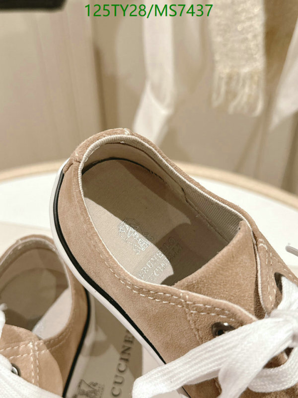 Brunello Cucinelli-Women Shoes Code: MS7437 $: 125USD