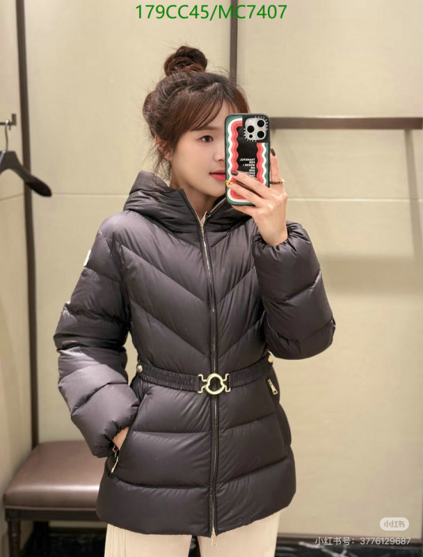 Moncler-Down jacket Women Code: MC7407 $: 179USD