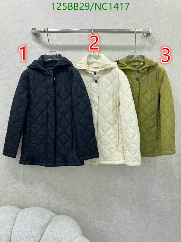 Burberry-Down jacket Women Code: NC1417 $: 125USD