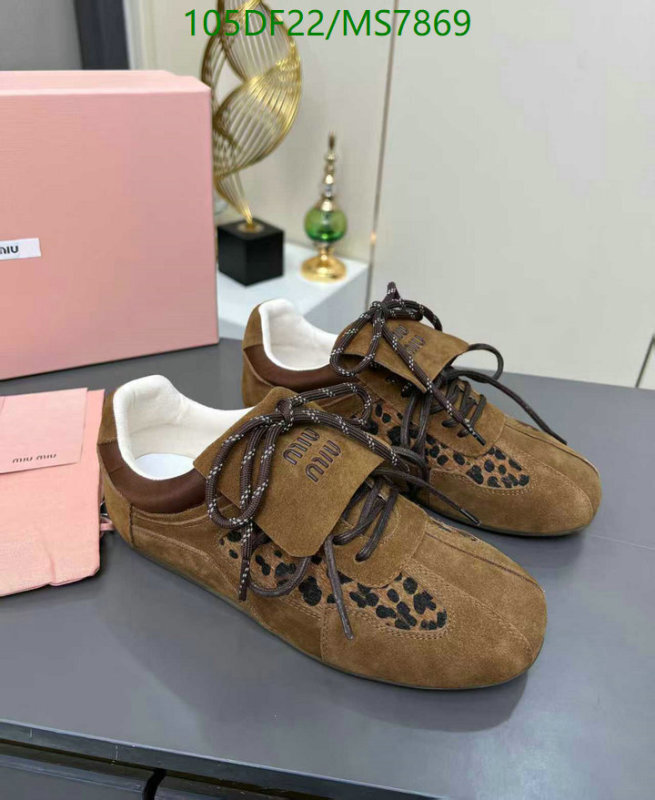 Miu Miu-Women Shoes Code: MS7869 $: 105USD