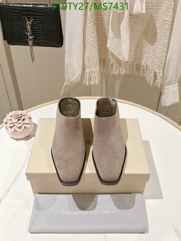 Brunello Cucinelli-Women Shoes Code: MS7431 $: 119USD