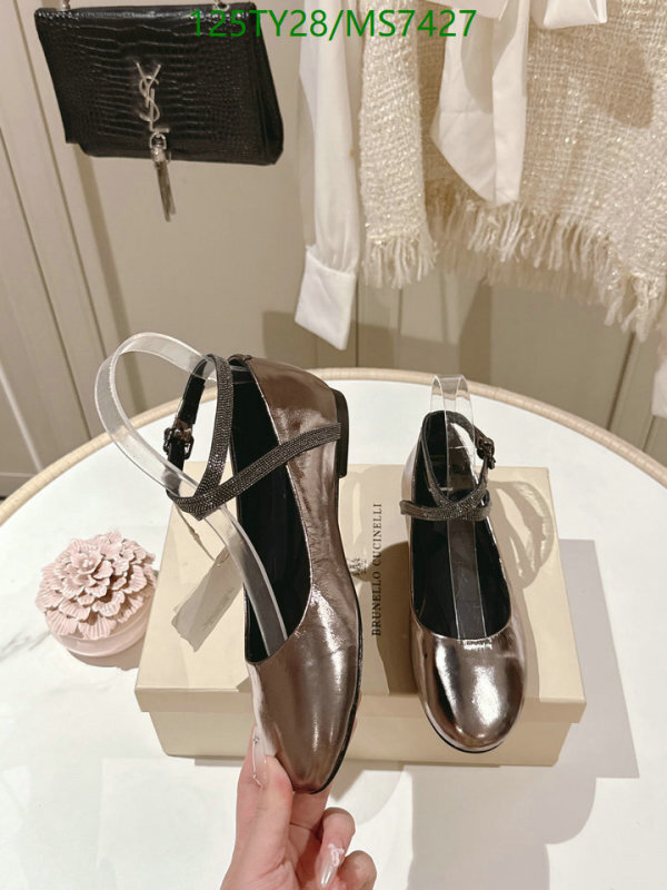 Brunello Cucinelli-Women Shoes Code: MS7427 $: 125USD
