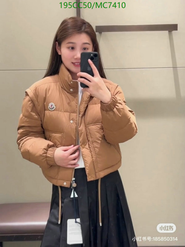 Moncler-Down jacket Women Code: MC7410 $: 195USD