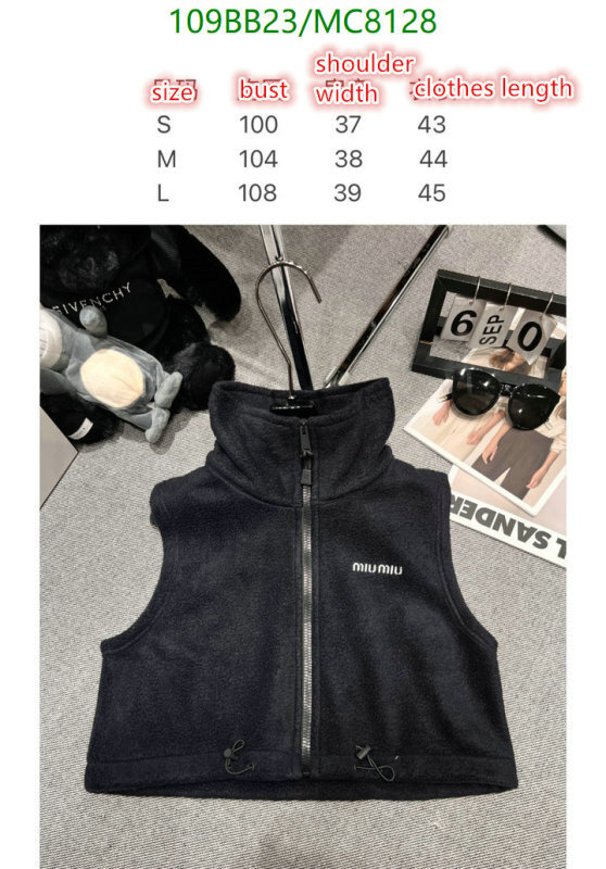 MIUMIU-Clothing Code: MC8128 $: 109USD