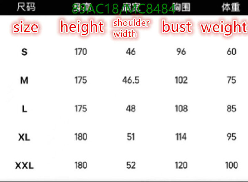 Burberry-Clothing Code: MC8484 $: 89USD