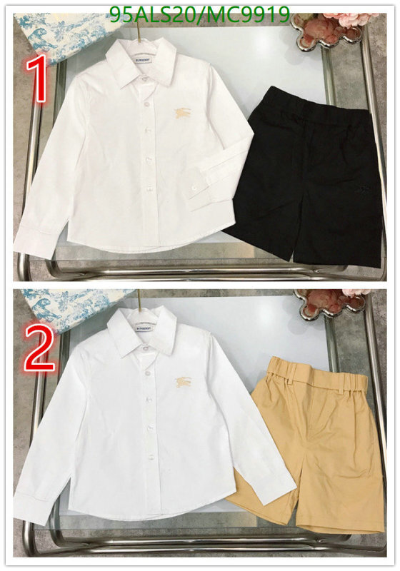 Burberry-Kids Clothing Code: MC9919 $: 95USD