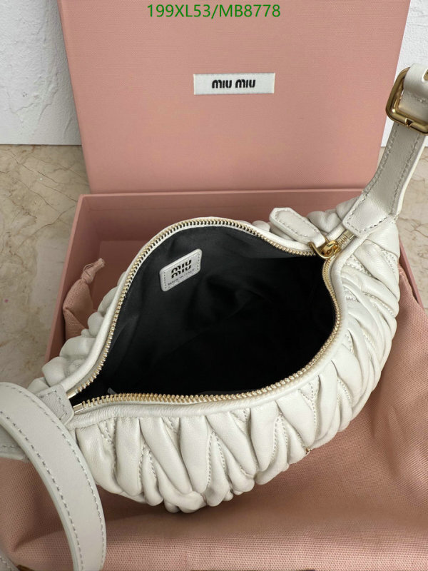 Miu Miu-Bag-Mirror Quality Code: MB8778 $: 199USD