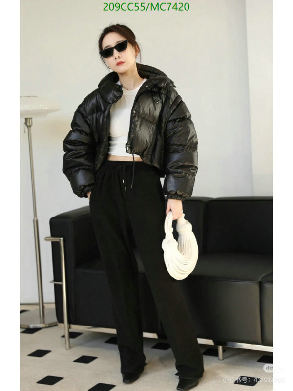 Prada-Down jacket Women Code: MC7420 $: 209USD