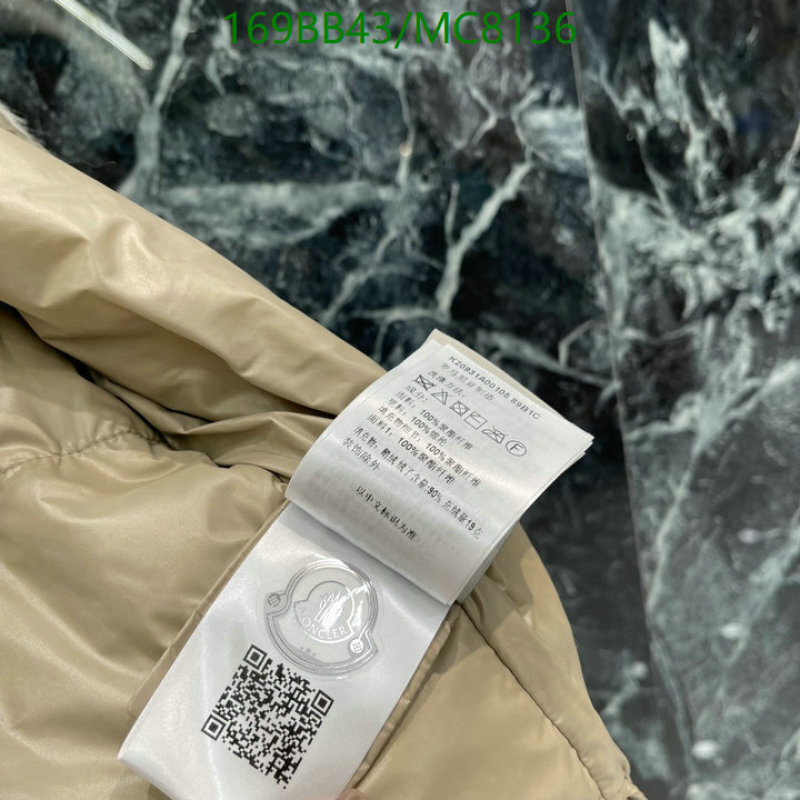 Moncler-Clothing Code: MC8136 $: 169USD