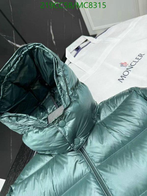 Moncler-Down jacket Women Code: MC8315 $: 219USD