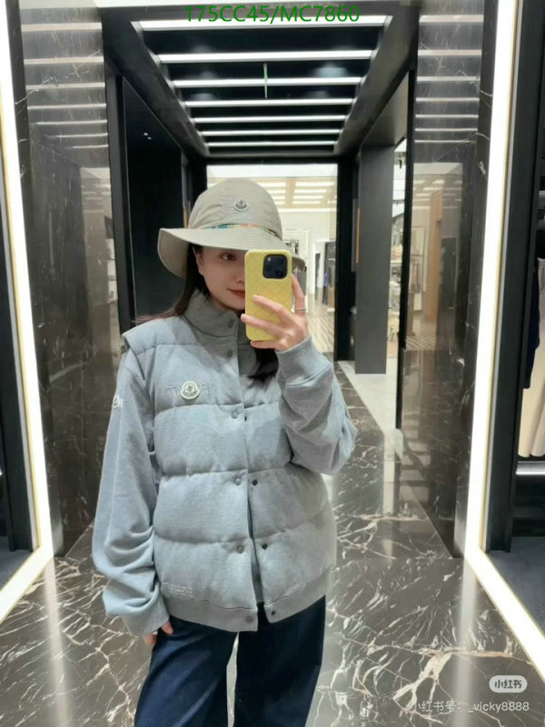 Moncler-Down jacket Women Code: MC7860 $: 175USD
