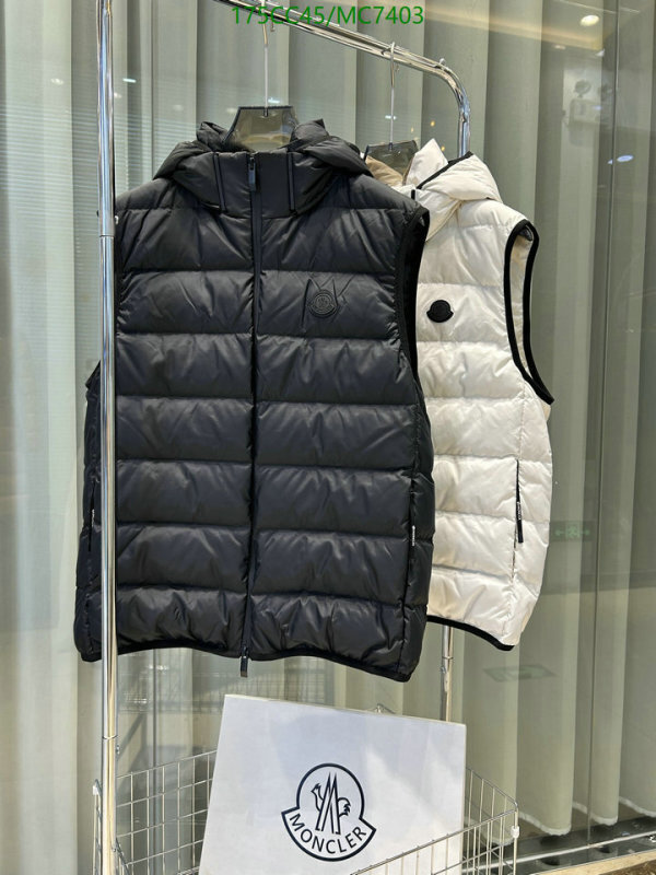 Moncler-Down jacket Men Code: MC7403 $: 175USD