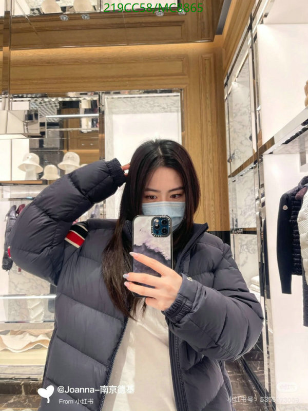 Moncler-Down jacket Women Code: MC8865 $: 219USD
