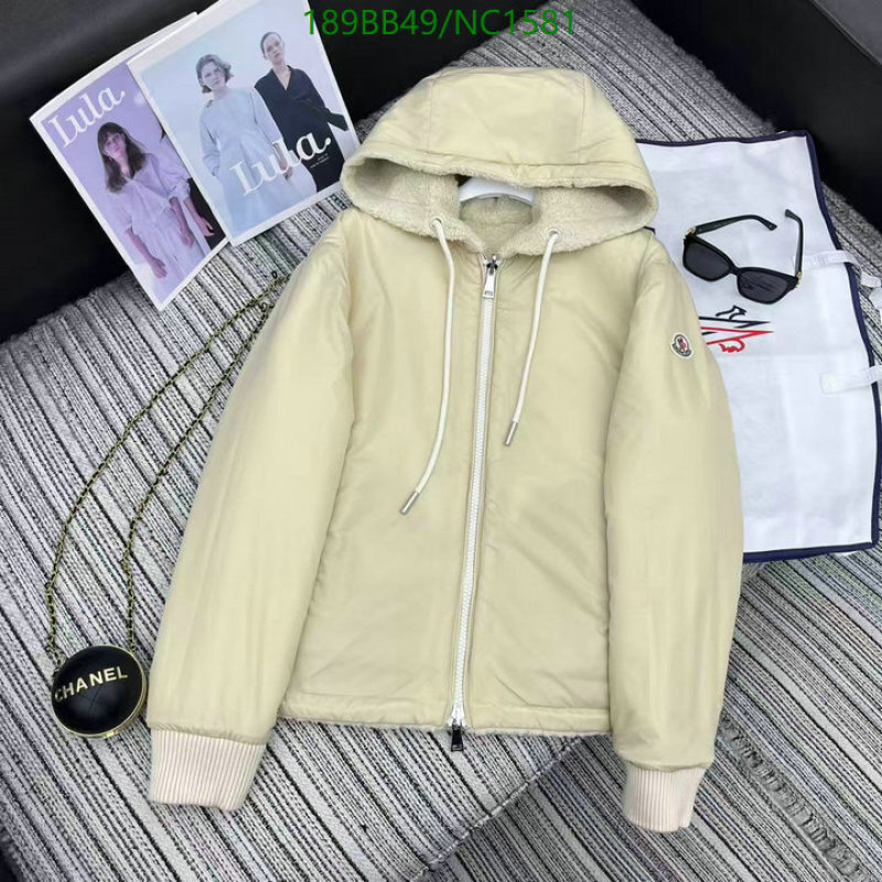 Moncler-Down jacket Women Code: NC1581 $: 189USD