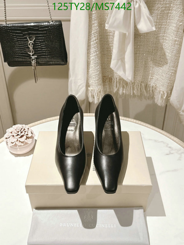 Brunello Cucinelli-Women Shoes Code: MS7442 $: 125USD