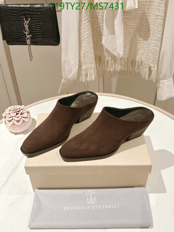 Brunello Cucinelli-Women Shoes Code: MS7431 $: 119USD