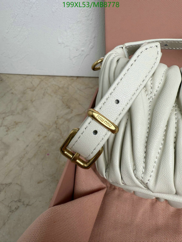 Miu Miu-Bag-Mirror Quality Code: MB8778 $: 199USD