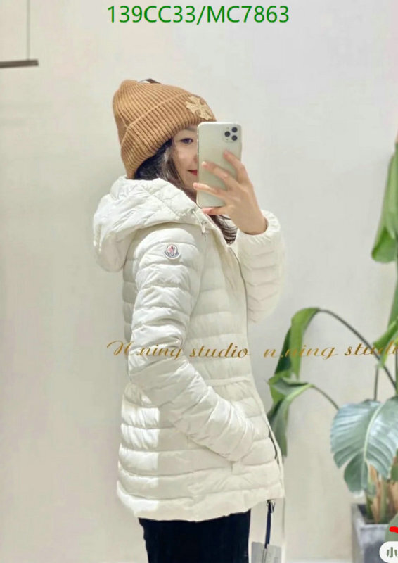 Moncler-Down jacket Women Code: MC7863 $: 139USD