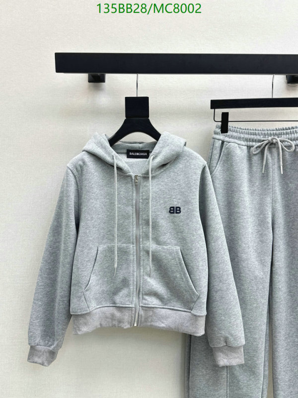 Balenciaga-Clothing Code: MC8002 $: 135USD