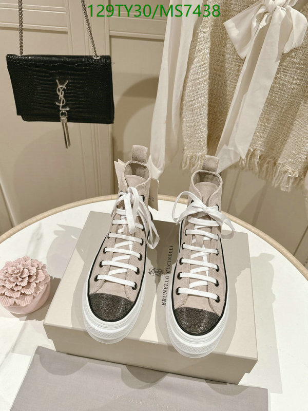 Brunello Cucinelli-Women Shoes Code: MS7438 $: 129USD