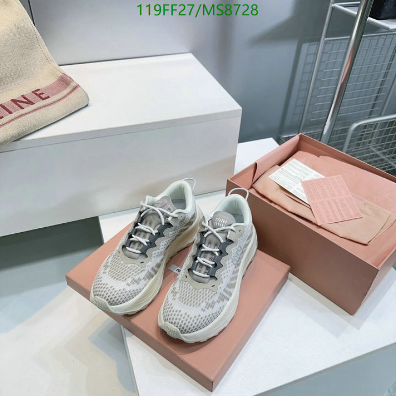 Miu Miu-Women Shoes Code: MS8728 $: 119USD