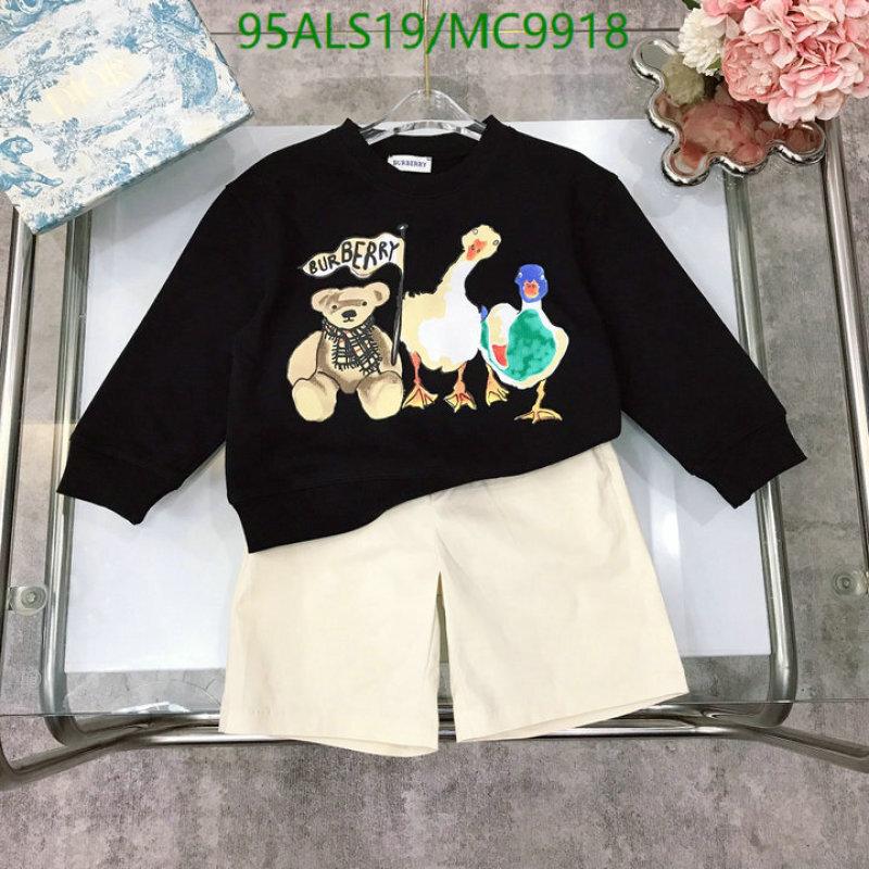 Burberry-Kids Clothing Code: MC9918 $: 95USD