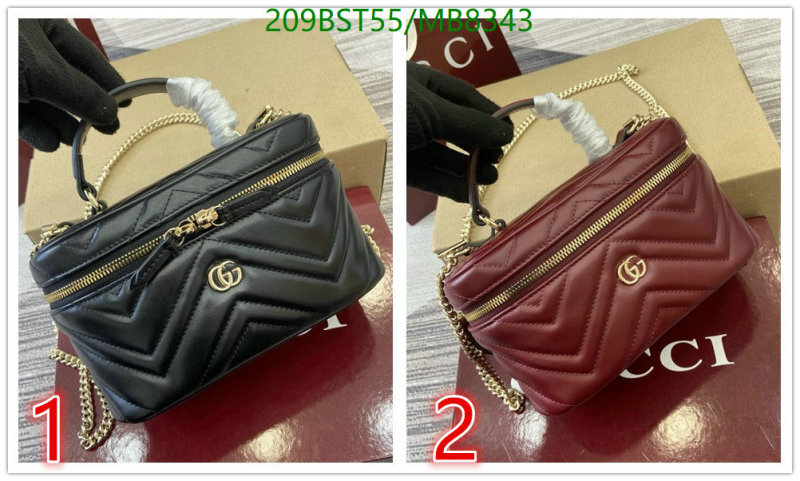 Gucci-Bag-Mirror Quality Code: MB8343 $: 209USD