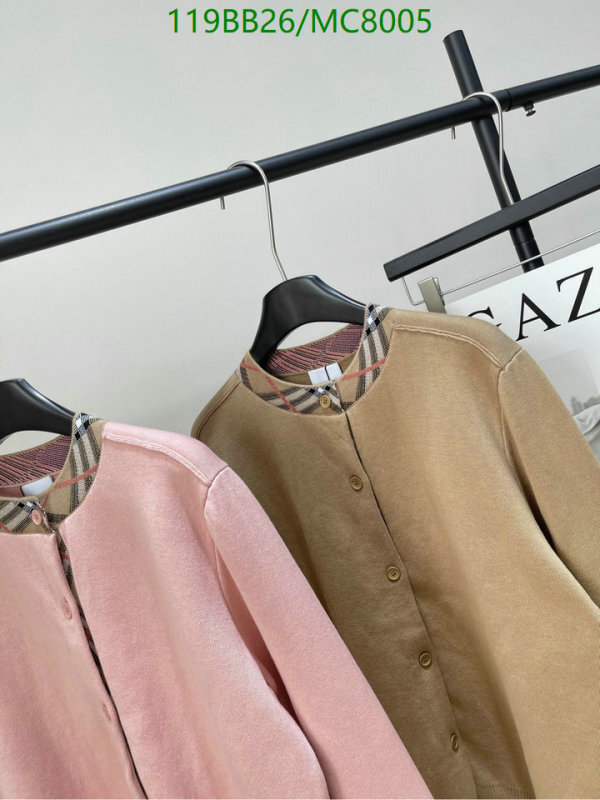 Burberry-Clothing Code: MC8005 $: 119USD