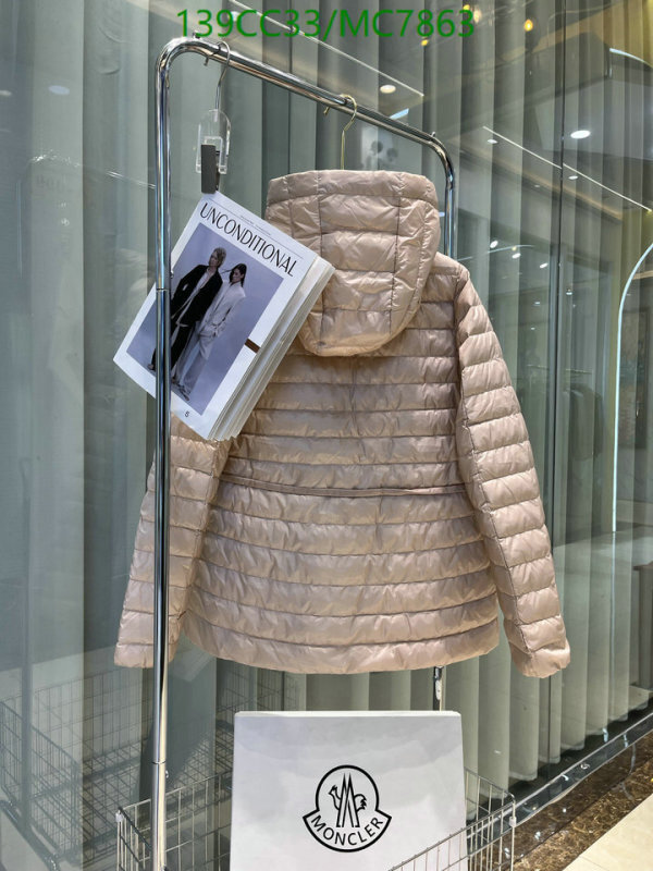 Moncler-Down jacket Women Code: MC7863 $: 139USD