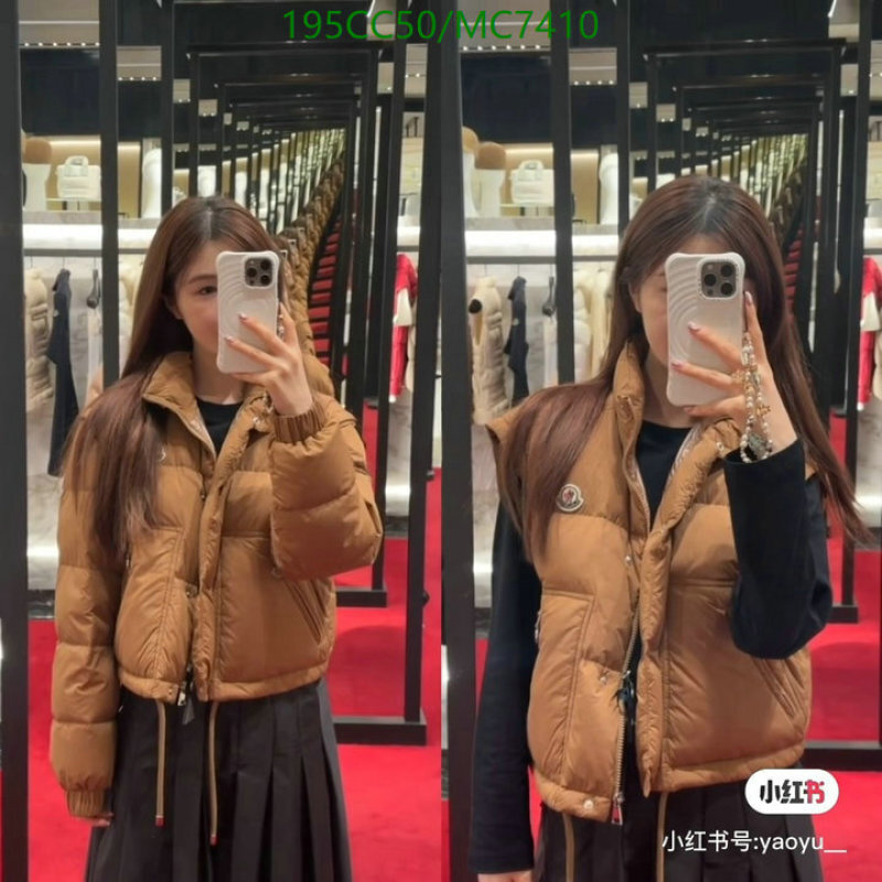 Moncler-Down jacket Women Code: MC7410 $: 195USD