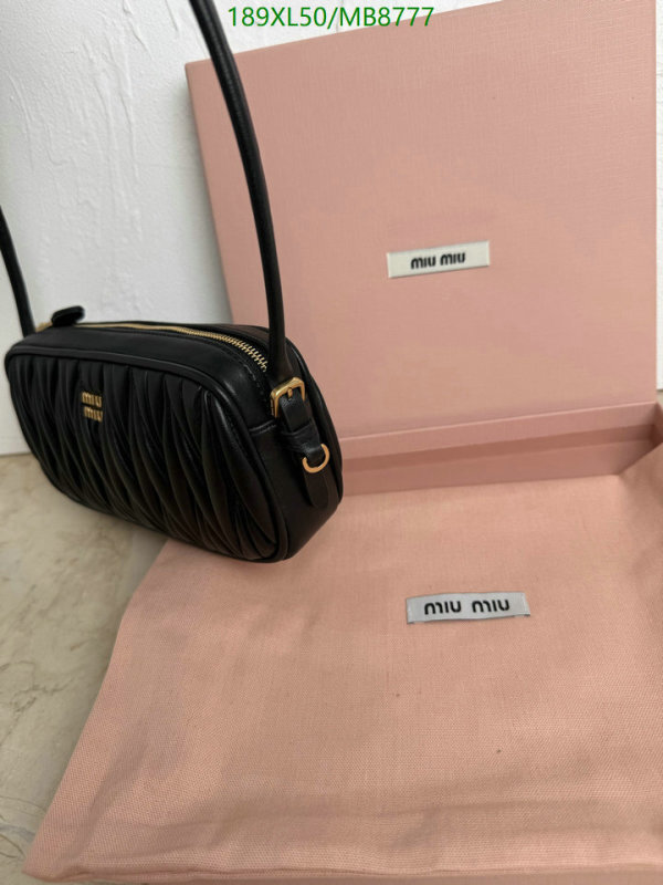 Miu Miu-Bag-Mirror Quality Code: MB8777 $: 189USD