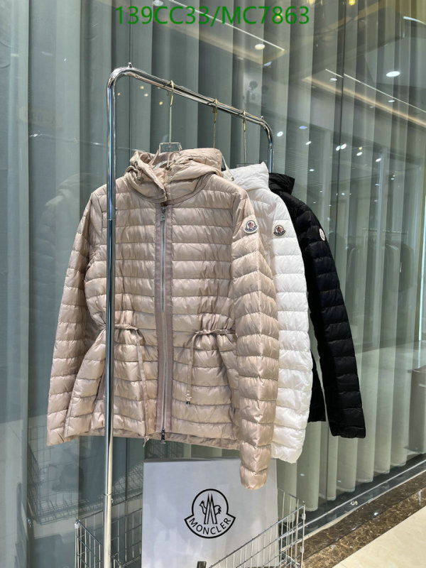 Moncler-Down jacket Women Code: MC7863 $: 139USD