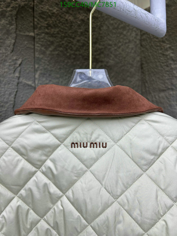 Miu Miu-Down jacket Women Code: MC7851 $: 159USD