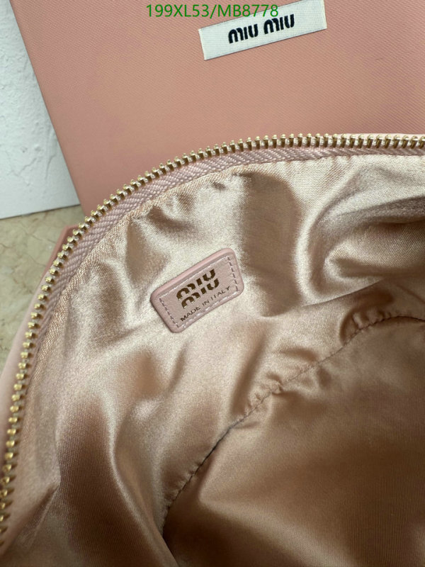 Miu Miu-Bag-Mirror Quality Code: MB8778 $: 199USD