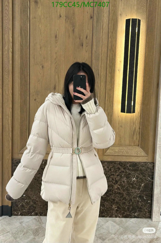 Moncler-Down jacket Women Code: MC7407 $: 179USD