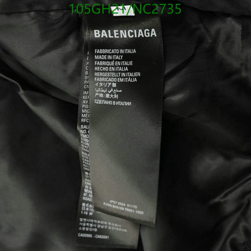 Balenciaga-Clothing Code: NC2735 $: 105USD