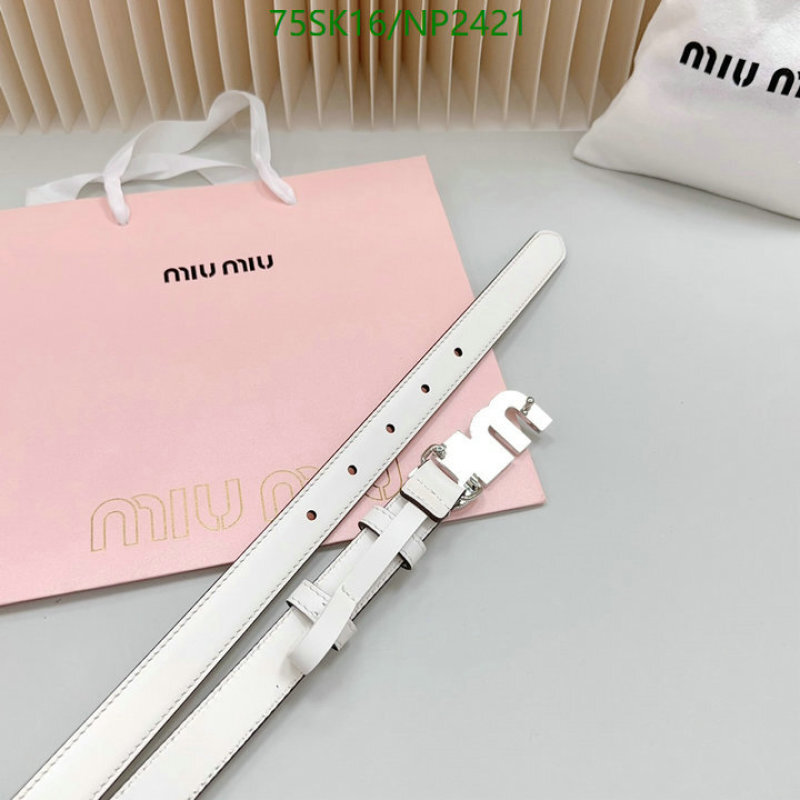 MIU MIU-Belts Code: NP2421 $: 75USD