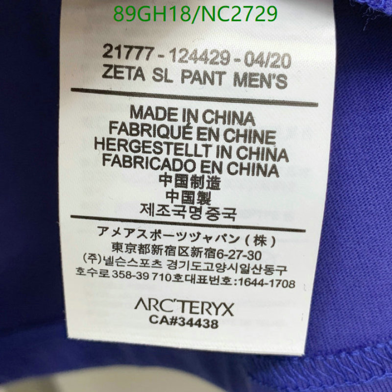 ARCTERYX-Clothing Code: NC2729 $: 89USD