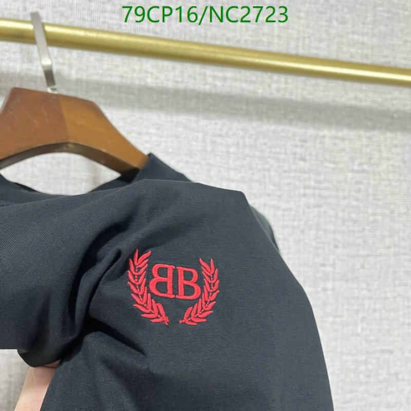 Balenciaga-Clothing Code: NC2723 $: 79USD