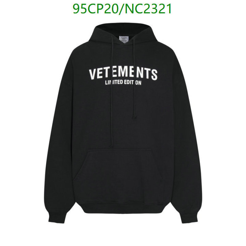 VETEMENTS-Clothing Code: NC2321 $: 95USD