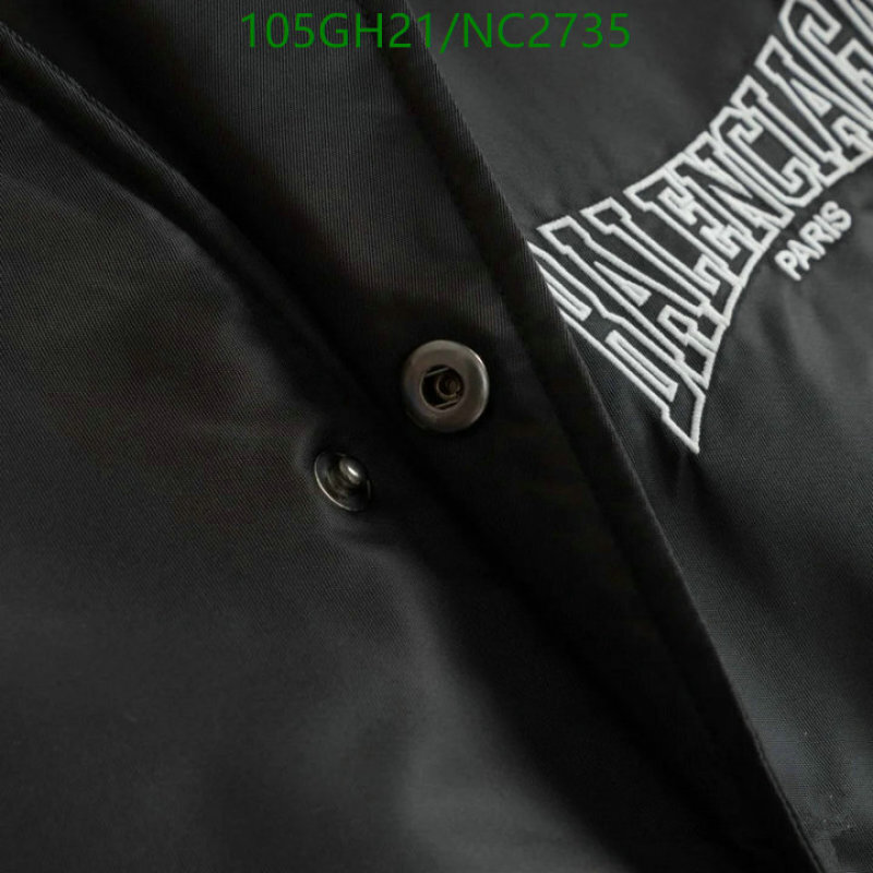 Balenciaga-Clothing Code: NC2735 $: 105USD