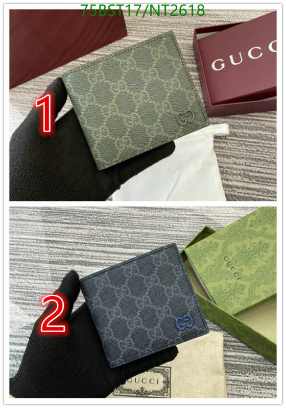 Gucci-Wallet Mirror Quality Code: NT2618 $: 75USD