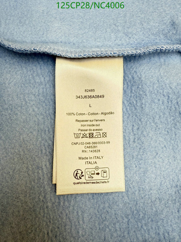 Dior-Clothing Code: NC4006 $: 125USD