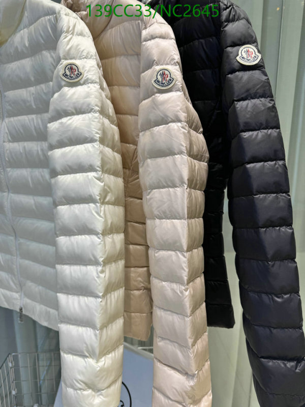 Moncler-Down jacket Women Code: NC2645 $: 139USD